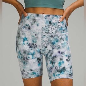 Lululemon Floral Patterned Athletic Shorts